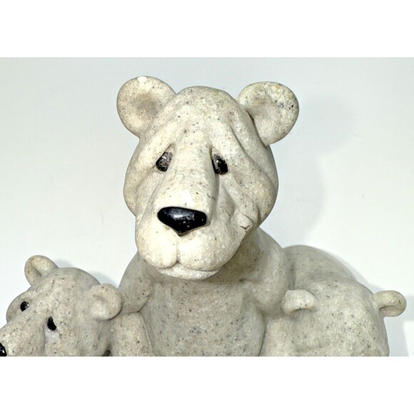 Vintage Quarry Critters Billy & Friends 3 Sad looking Bears Figurine 5.5”x6.5” - Picture 3 of 13